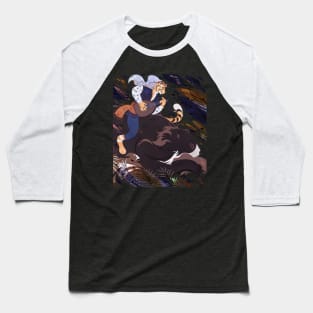 Tabaxi D&D art Baseball T-Shirt